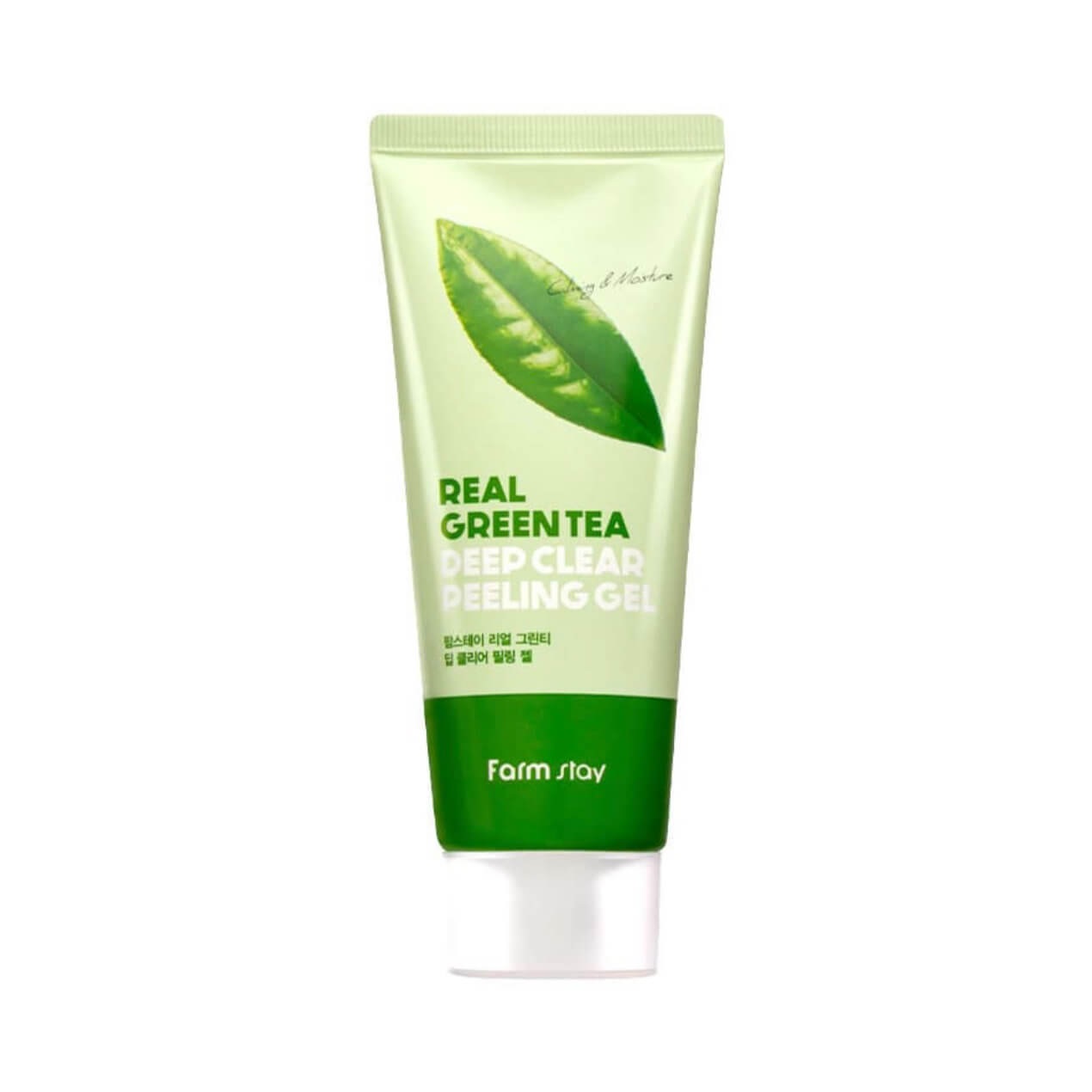 Пілінг-гель з зеленим чаєм Real Green tea Deep Clear Peeling Gel FarmStay 100 мл