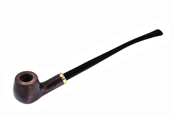 Трубка Brog 1.5 x 3 см Чорна із коричневим (14BR)