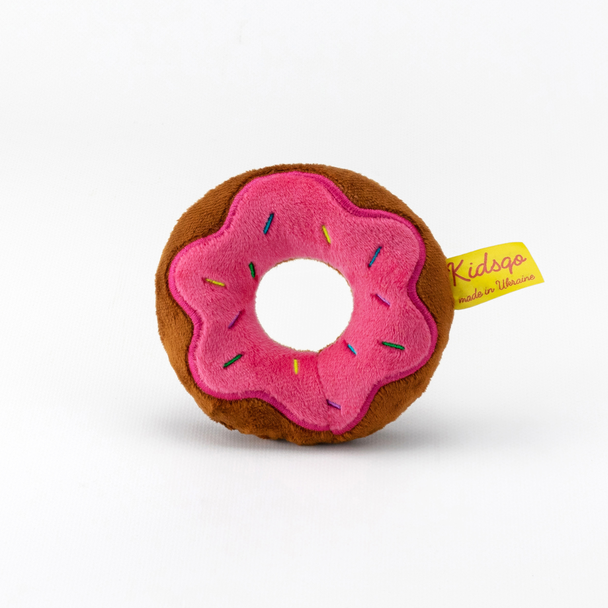 М'яка іграшка Kidsqo Пончик маленький Рожевий (KD6901)