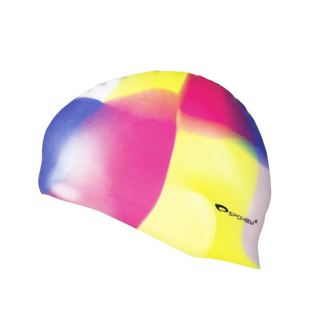 Шапочка для плавания Spokey Abstract Multicolor Силиконовая (s0510)