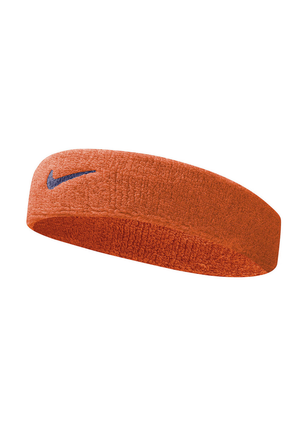 Повязка на голову NIKE SWOOSH HEADBAND TEAM ORANGE/COLLEGE NAVY - N.000.1544.804.OS 58см Оранжевый