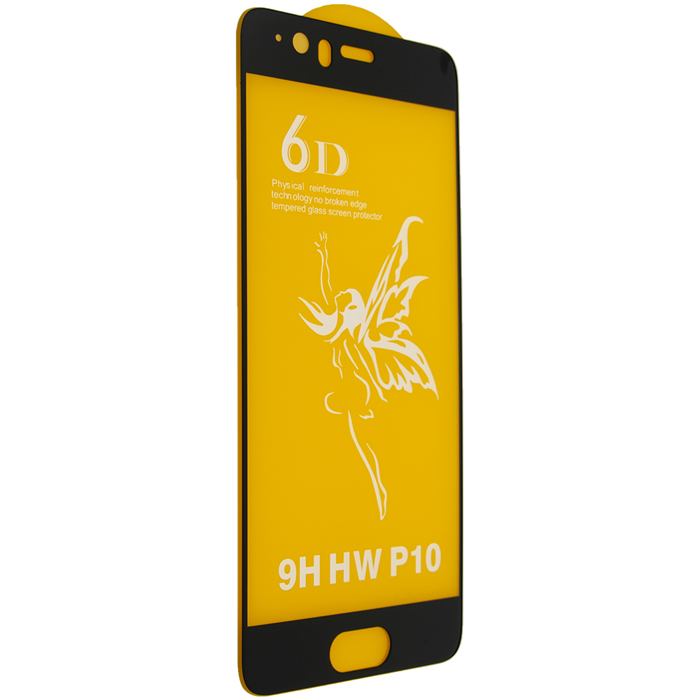 Защитное стекло 6D Premium Glass для Huawei P10 VTR-L29/ VTR-L09 Black (5797)