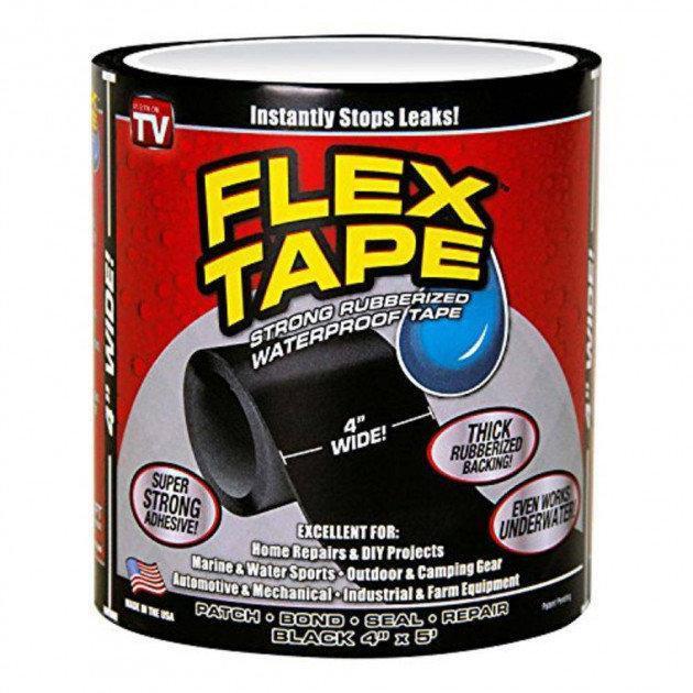 Стрічка водонепроникна Flex Tape 5515 10 см Black