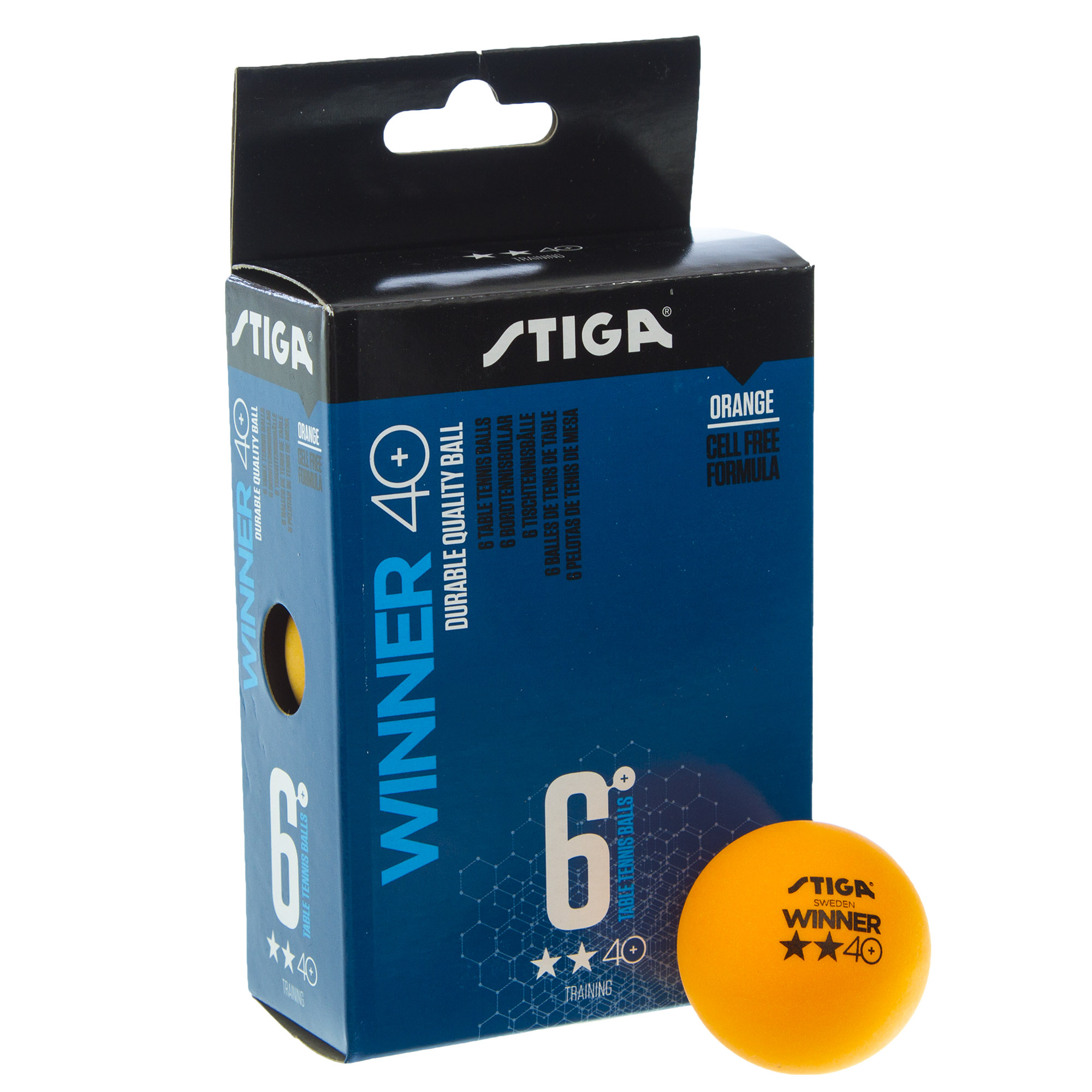 Набор мячей для настольного тенниса planeta-sport 6 штук STIGA SGA-1111-24 WINNER 2*