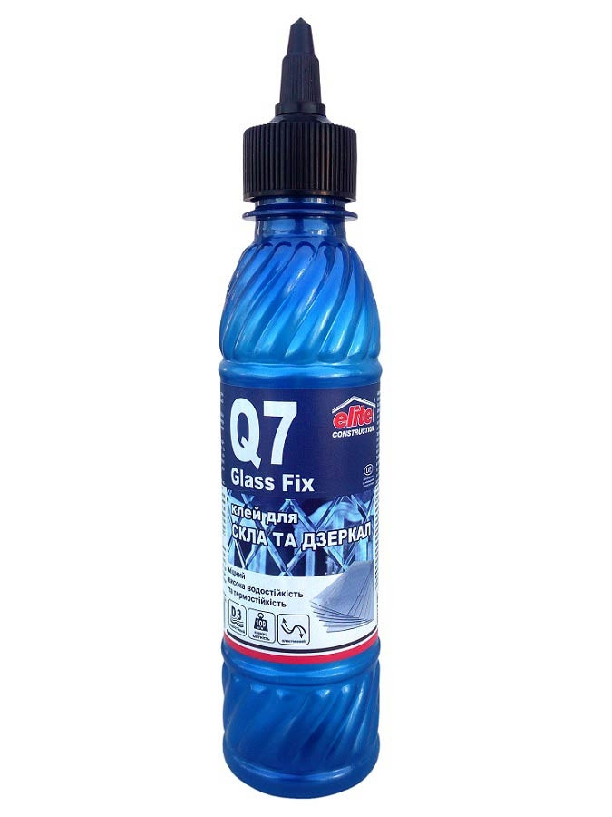 Клей для скла та дзеркал Elite Construction GlassFix Q7 0.25 л