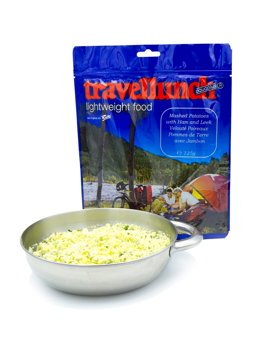 Картофель Travellunch с ветчиной и луком-пореем 125 г 1 порция (1004-50157)