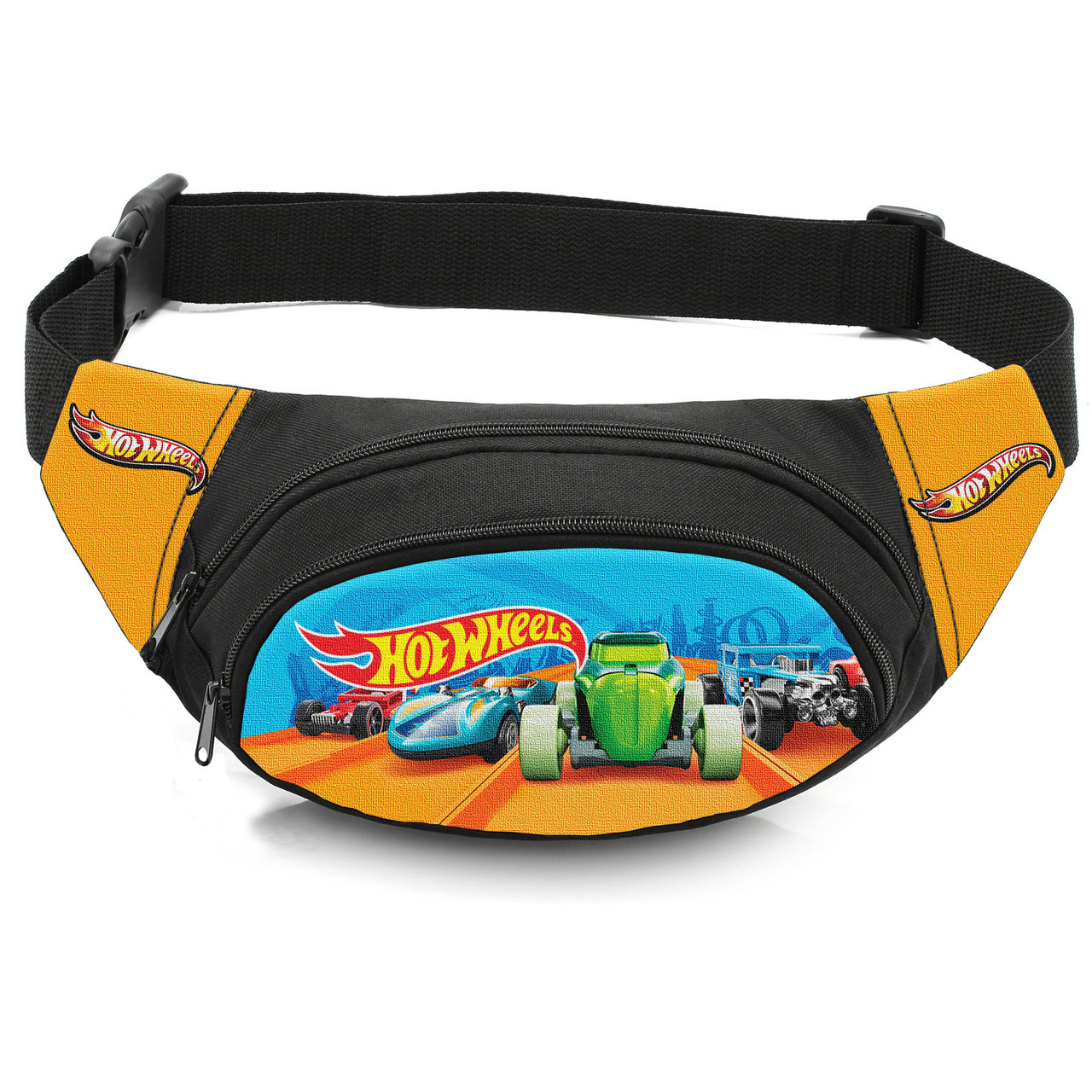 Дитяча бананка Хот Вілс (Hot Wheels) 32×8×13 см, чорна