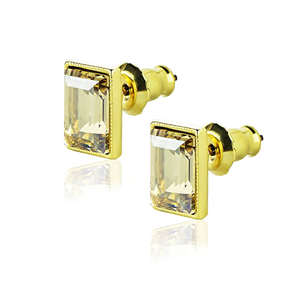 Сережки KOBI Steffi 6x8 мм зі Swarovski (7440-3034-05-35)