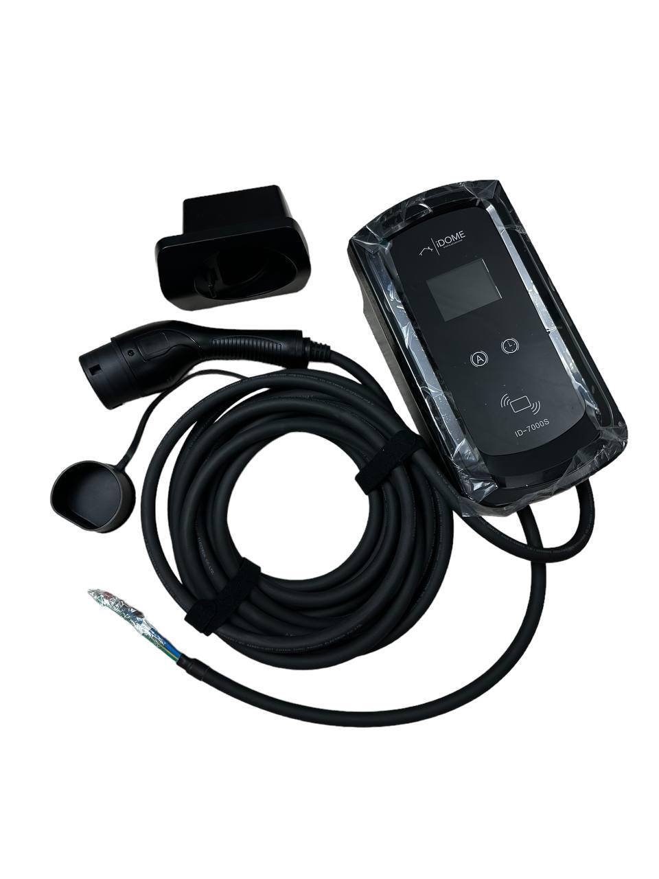 Быстрая зарядная станция для автомобиля No Brand iDome ID-7000S EV LCD 7 кВт 220В (2015302523)