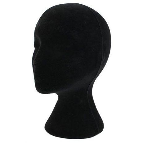Манекен голови з пінопласту в тканині Resteq Чорний (643995459)