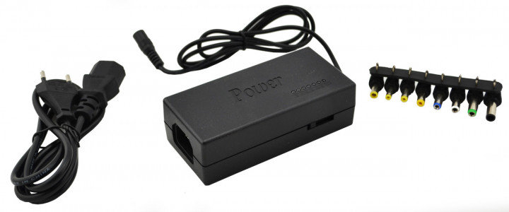 Универсальное зарядное устройство для ноутбука PWE 120 Вт Черный (hub_np2_0379)