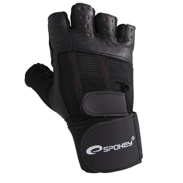 Чоловічі рукавички для фітнесу Spokey TORO XL Чорний (s0302)
