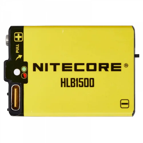 Аккумулятор Li-Ion Nitecore HLB1500 3.7V 1500mAh USB-C Желтый (2571537104)