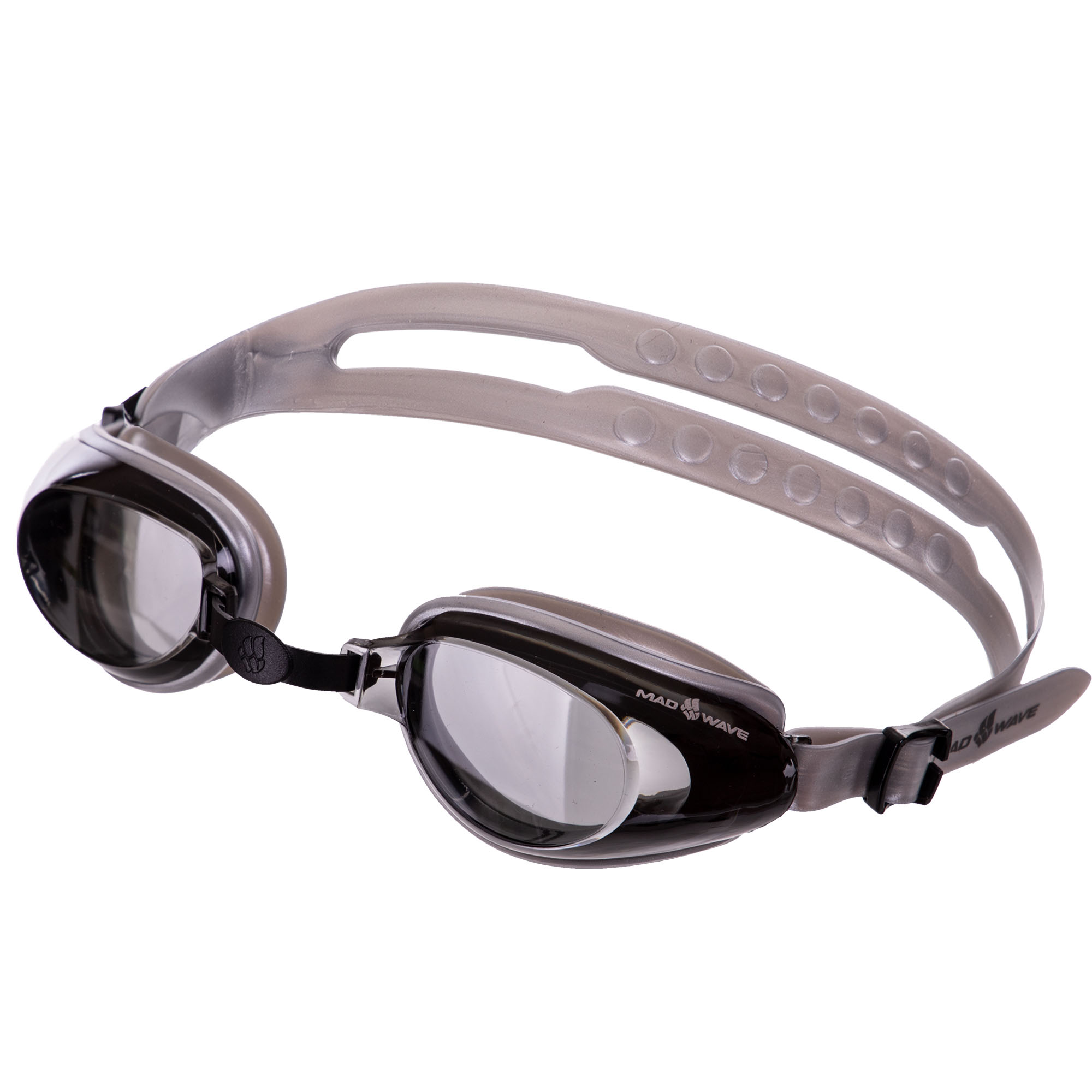 Очки для плавания MadWave RAPTOR M0427100 Серый-Черный