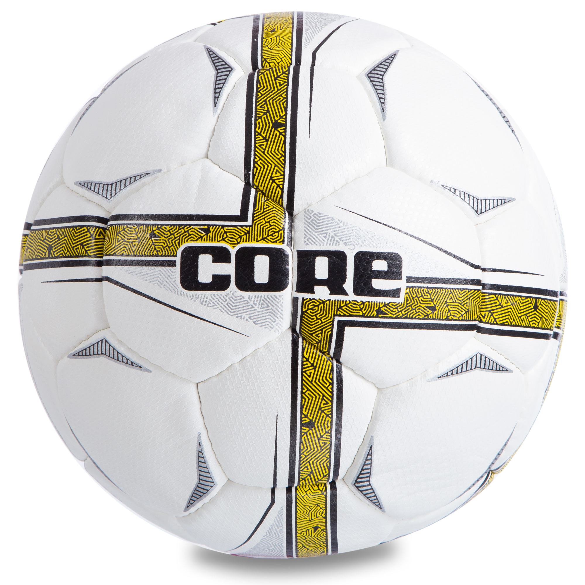 М'яч футбольний planeta-sport №5 PU CORE CHALLENGER CR-021 Білий-зелений