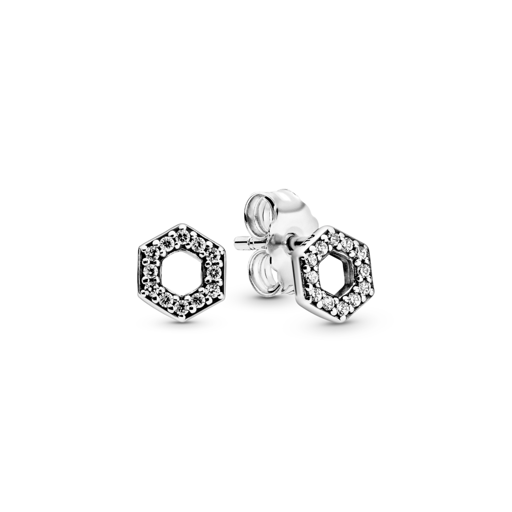 Срібні сережки No Brand Бджолині стільники 298800C01 (1713083851)