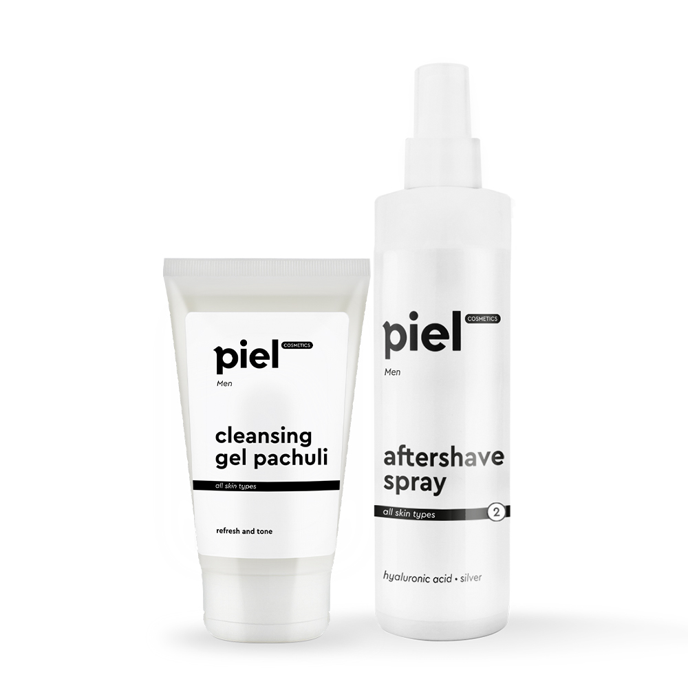 Комплекс Тонізування і очищення для чоловічої шкіри Piel Cosmetics 2 шт
