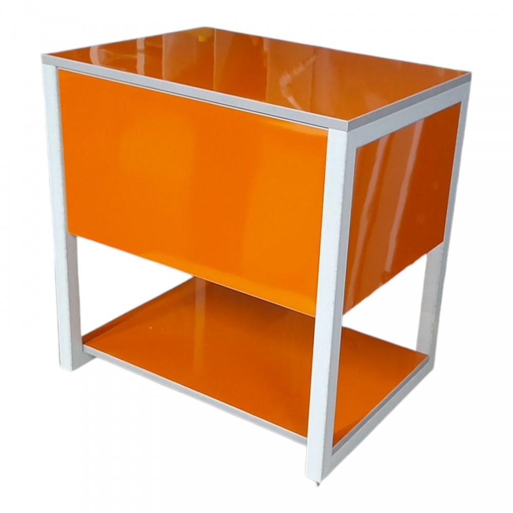 Тумба подвесная пластиковая The MIX loft Sunset 60x60x45 см Orange