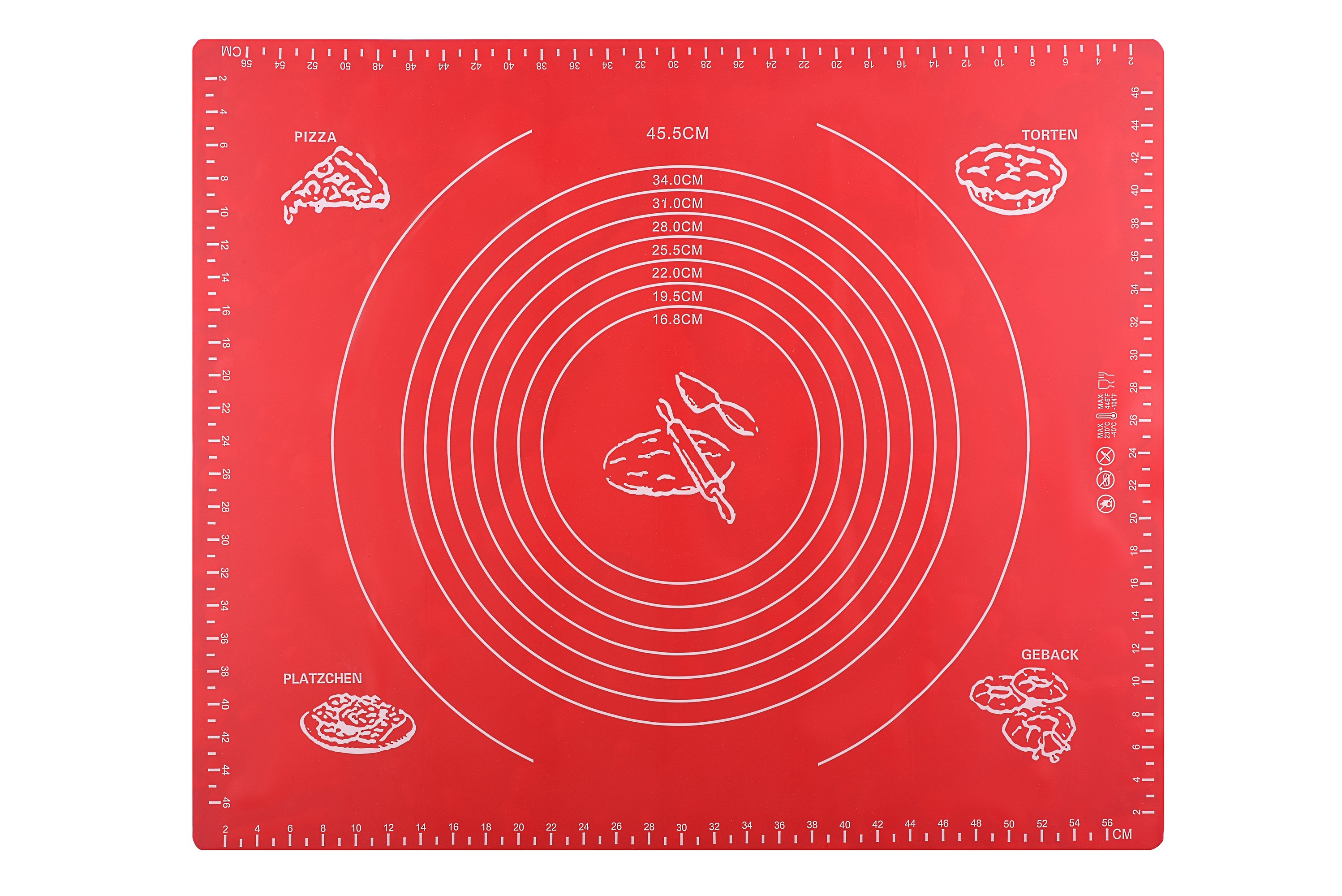 Силіконовий килимок 60x50x0.1 мм Ardesto Tasty Baking AR2406SR