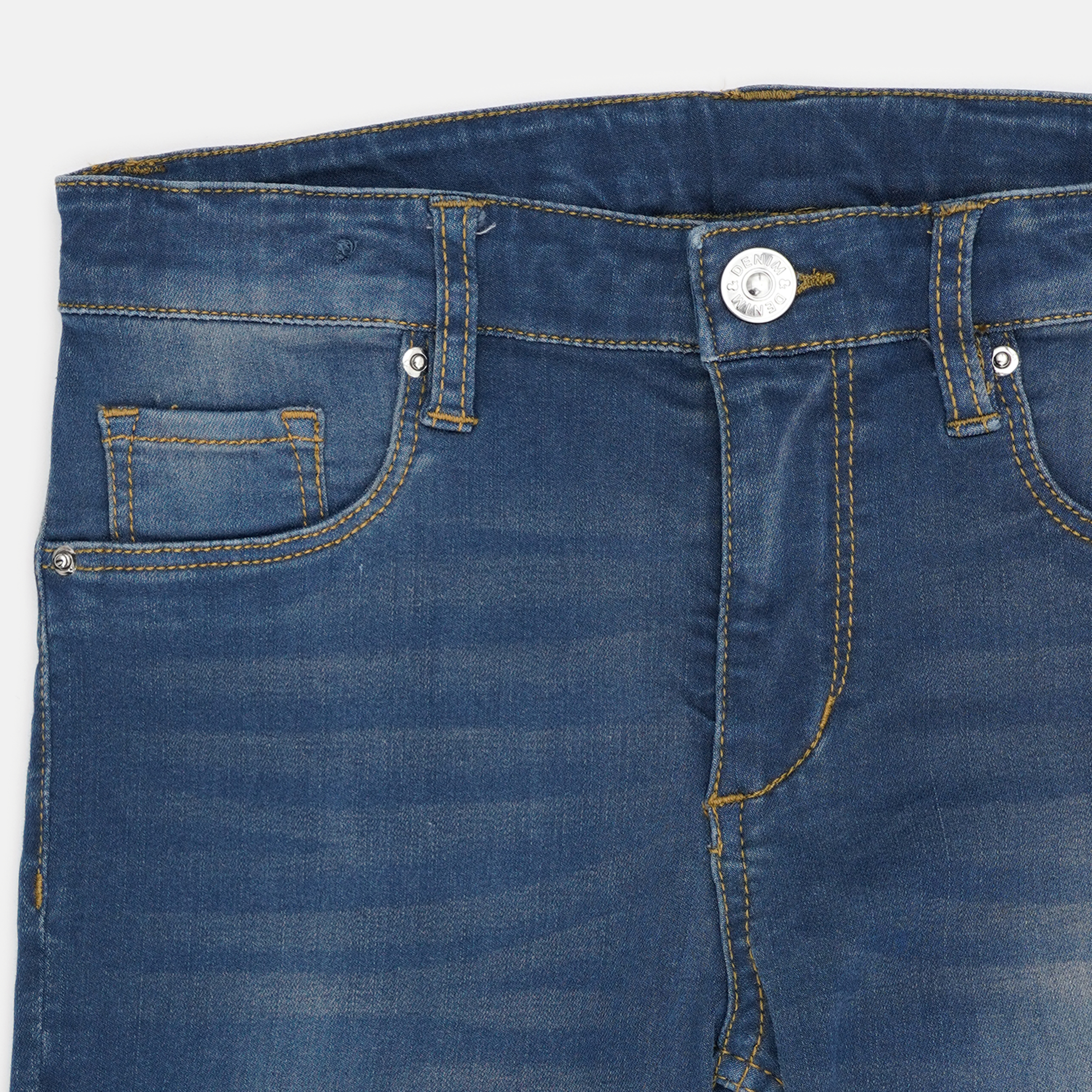 Джинсы для девочки H&M 317884 140 см Синий (2030000305582)