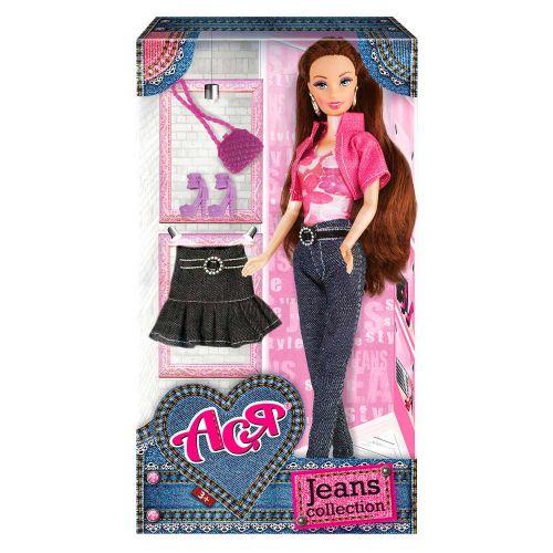 Кукла Ася с аксессуарами Jeans Collection (брюнетка) 35090