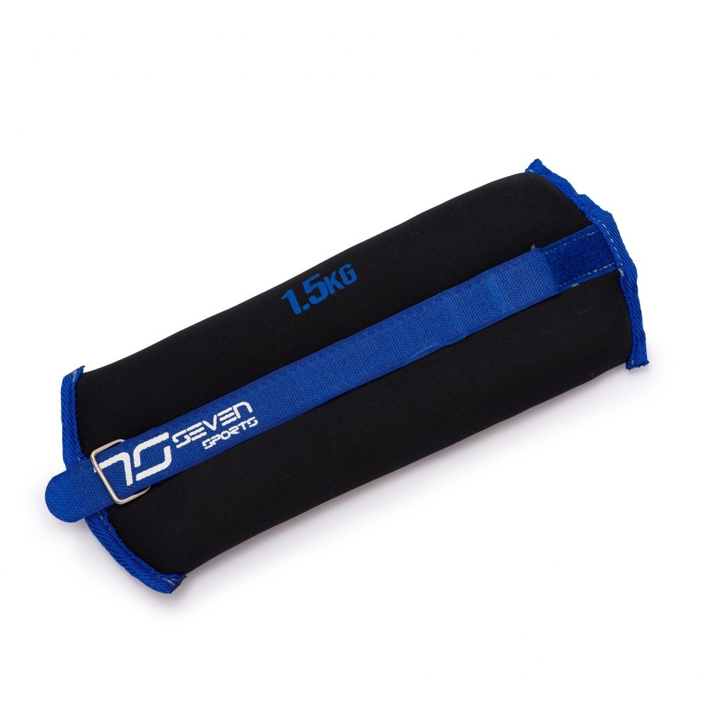 Обтяжувачі-манжети для ніг і рук 7SPORTS Wrist/Ankle Weights 2х1,5кг ON-3 Black/Blue (пара)