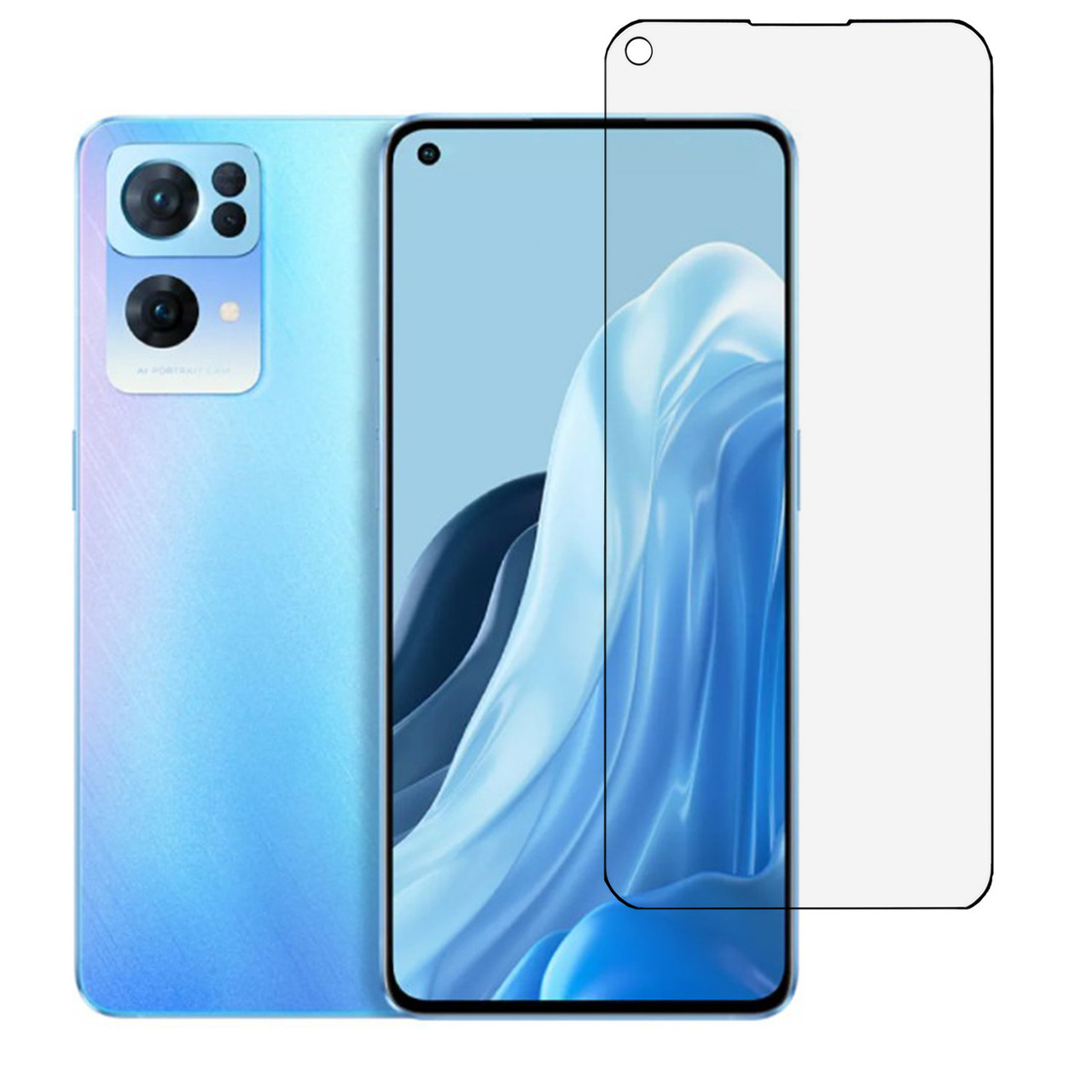 Гидрогелевая пленка Mietubl HD Oppo Reno 7 Pro 5G Глянцевая