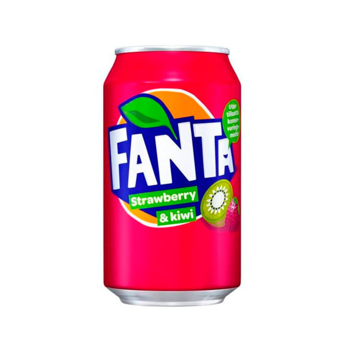Безалкогольный газированный напиток Fanta Strawberry & Kiwi 355 мл (15364)
