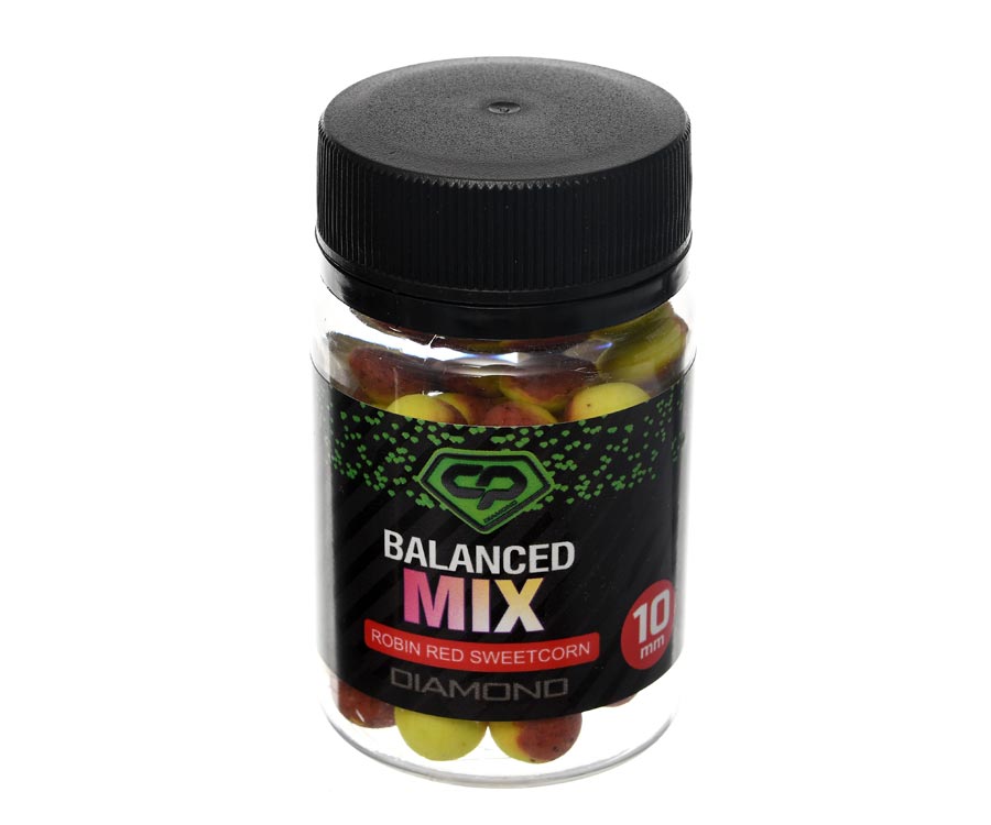Бойли Carp Pro Diamond Balanced Mix Robin Red Sweetcorn 10мм (DCPBMRRS10)