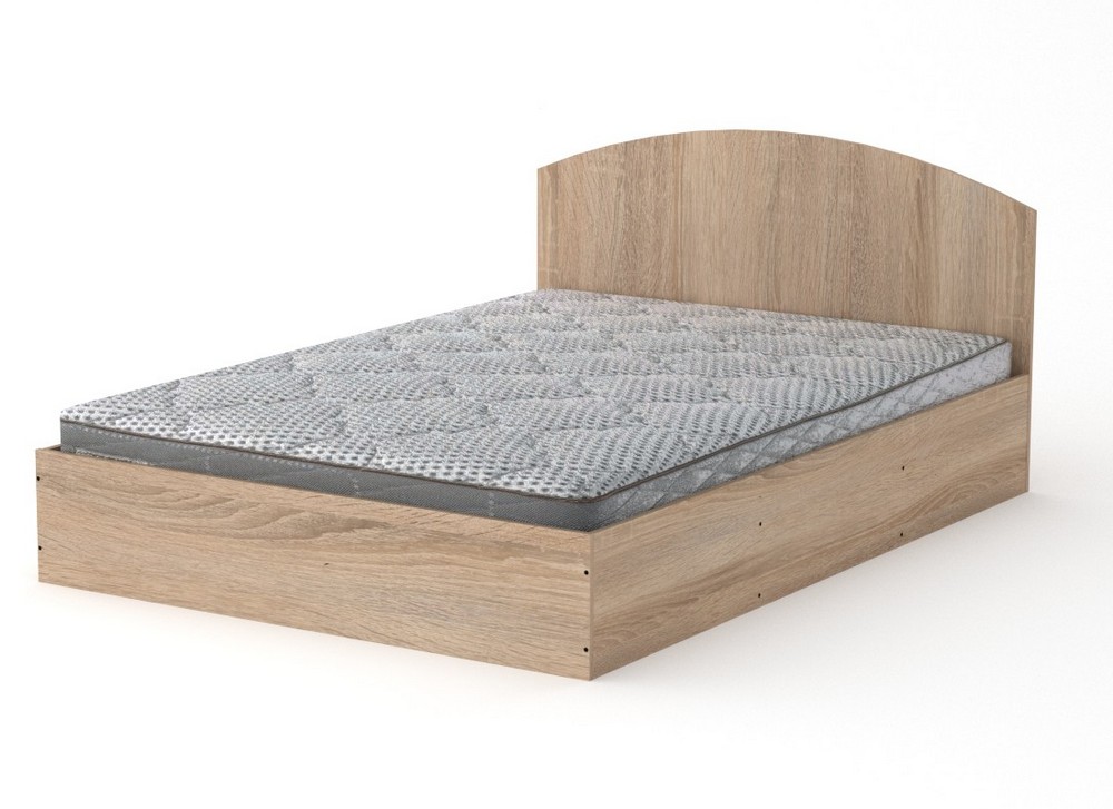 Двоспальне ліжко Компаніт-140 дуб сонома