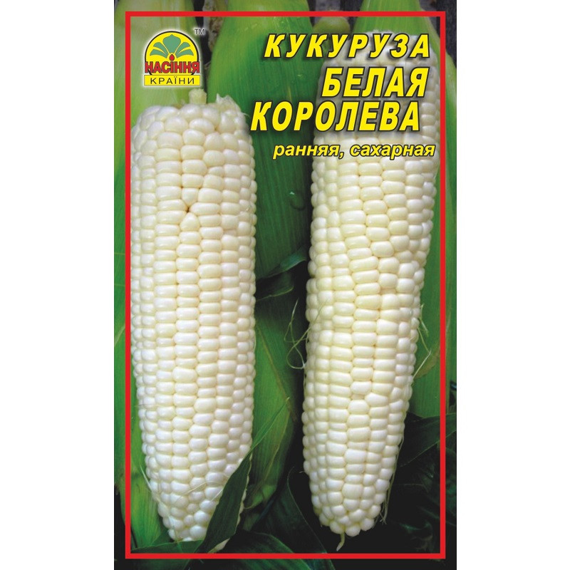 Насіння кукурудзи Насіння країни Біла королева 20 г
