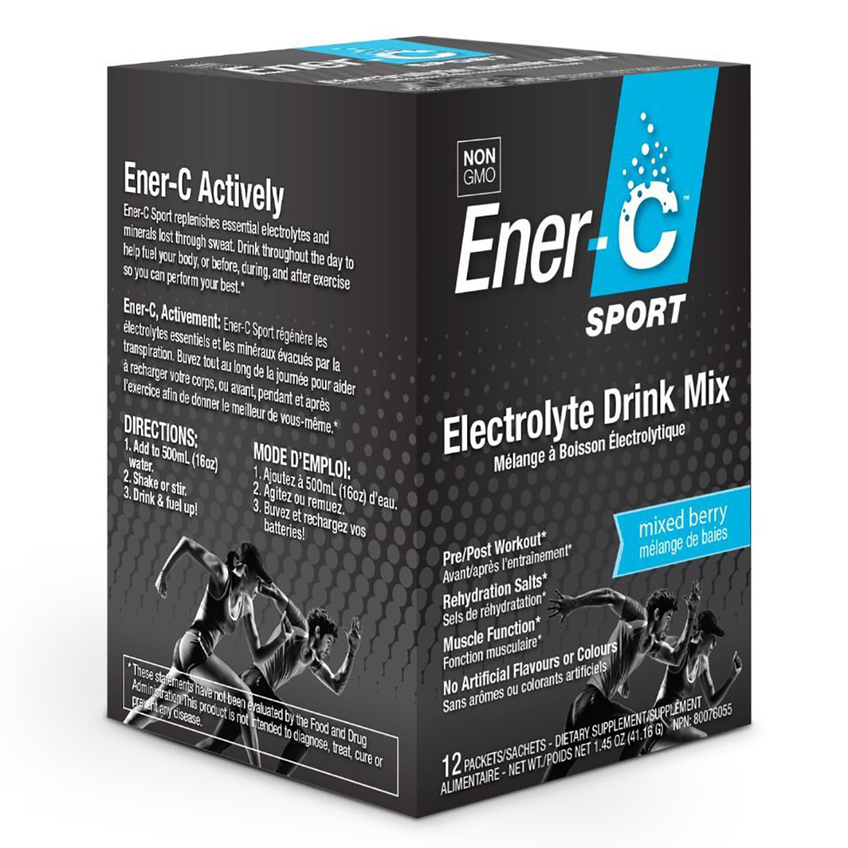 Електролітний напій Ener-C Sport Electrolyte Drink Mix Мікс Ягід 1 пакетик
