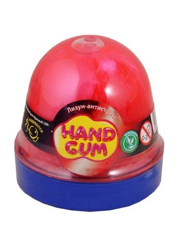 Лизун-антистресс MiC Hand gum 120 г Красный (80105)