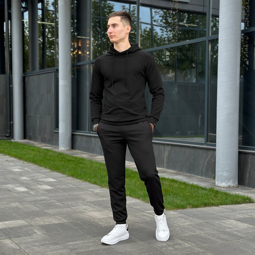 Спортивный костюм мужской Pobedov Monix 377281 XXXL Черный (00000006856)
