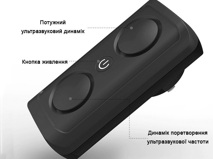 Отпугиватель ультразвуковой Bautech Repeller Черный (PR150B)
