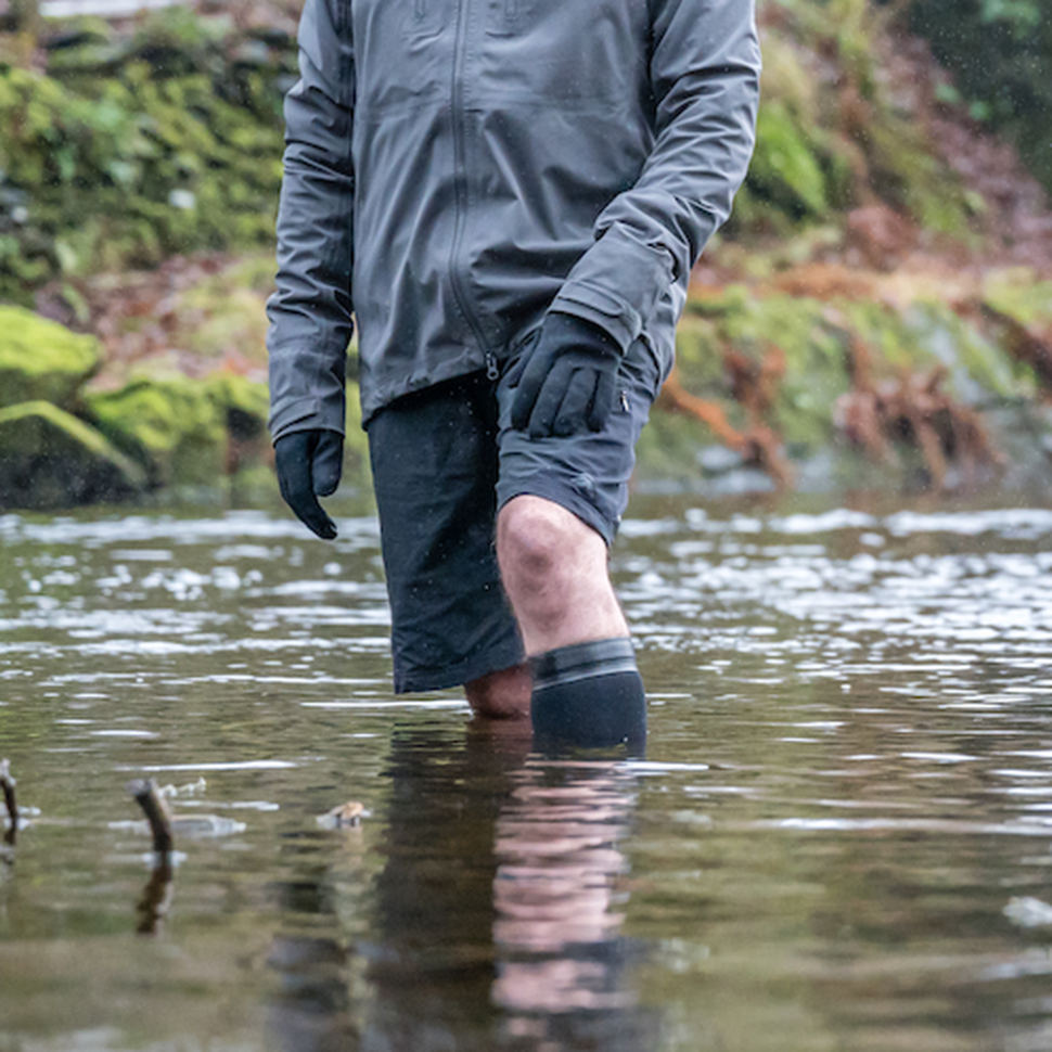 Високі водонепроникні шкарпетки Dexshell Wading Pro Socks Чорний S 36-38