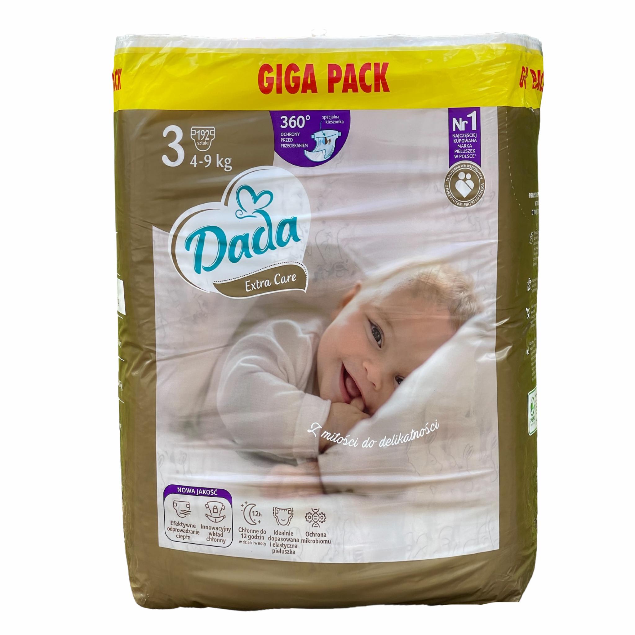 Подгузники Dada Extra Care 3 Midi 4-9 кг 192 шт (106276662)