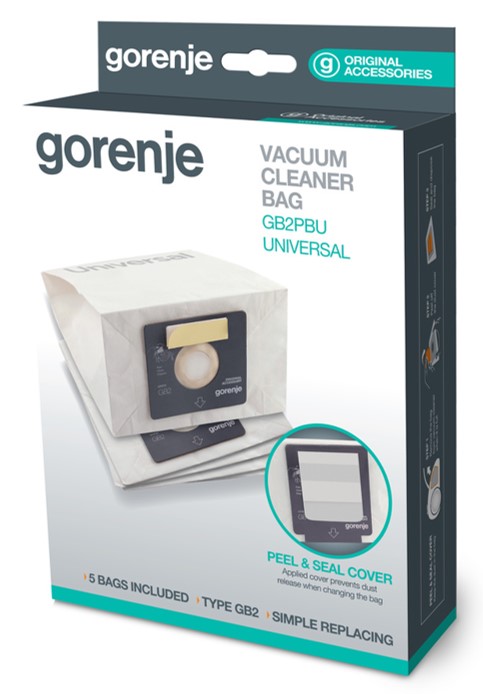 Мішки для пилососу Gorenje Bag Set GB2PBU (6384923)