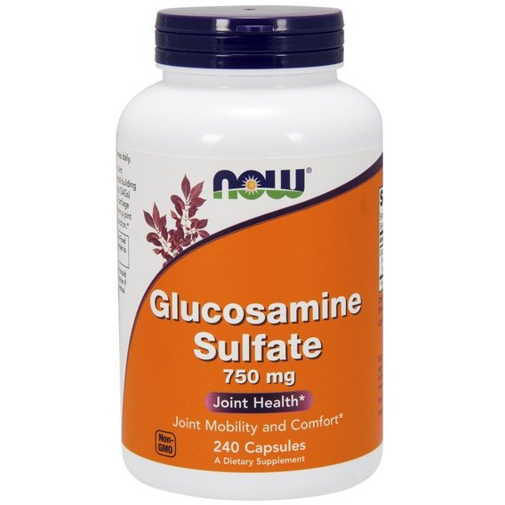 Препарат для суставов и связок NOW Foods Glucosamine Sulfate 750 mg 240 Caps