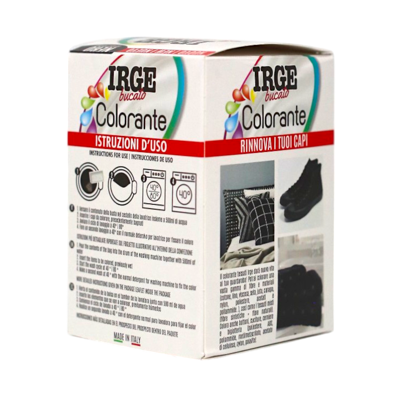Средство для стирки черных вещей с подкрашивающим эффектом IRGE Nero 300 г