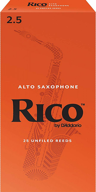 Трости для саксофона альт D'Addario Rico RJA0125 - Alto Sax #2.5 (1 шт.)