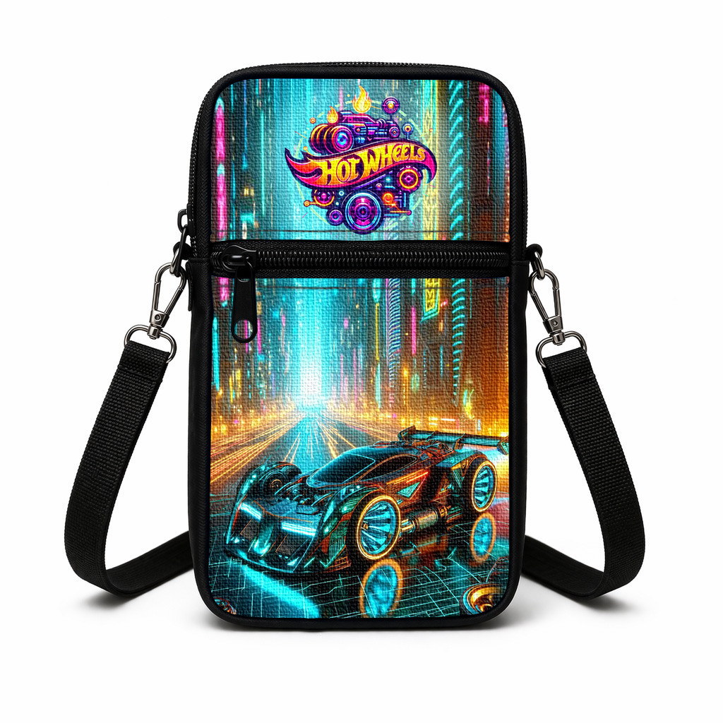 Дитяча сумка через плечо з принтом Hot Wheels 19×10×5 см