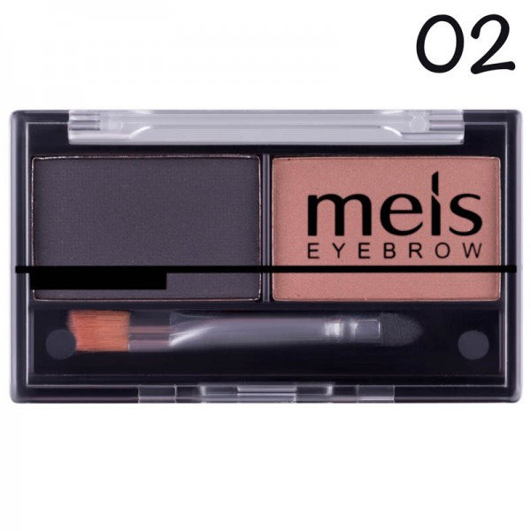 Тіні для брів Meis Eyebrow 2 кольору 2 (hub_XwrJ71838)