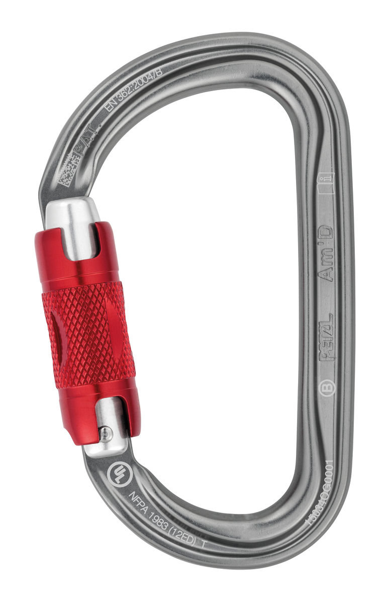 Карабін Petzl Am'D Twist-lock Grey (1052-M34A RL)