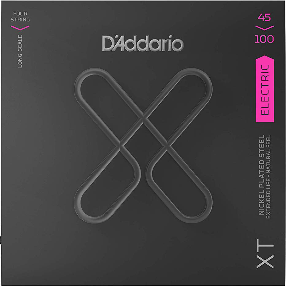 Струны для бас-гитары D'Addario XTB45100 XT Bass Regular Light 45/100