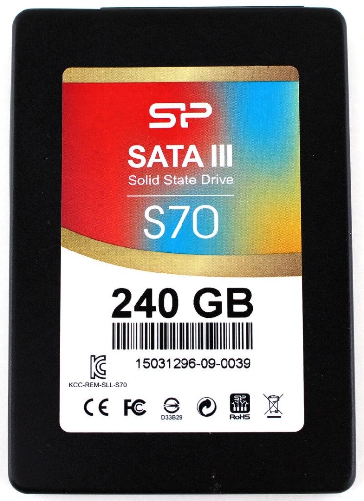 SSD накопитель Silicon Power Slim S70 240GB 2.5" SATAIII MLC SP240GBSS3S70S25 (F00092235)