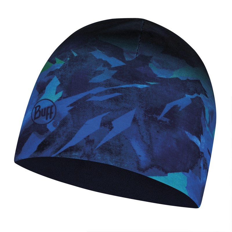 Шапка BUFF Junior Microfiber & Polar hat high mountain blue One Size Темно-Синий