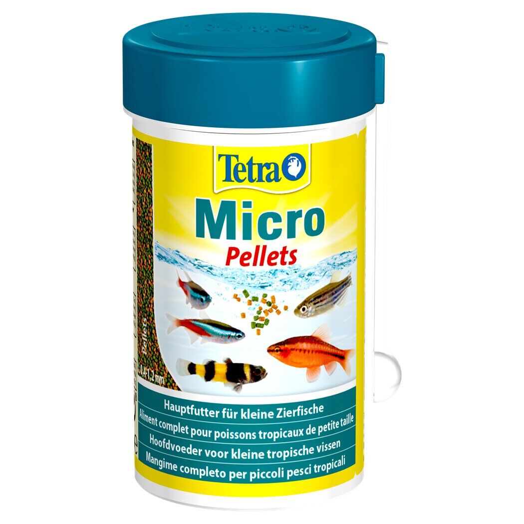 Корм Пеллеты для мелких аквариумных рыб Tetra Micro Pellets 100 мл