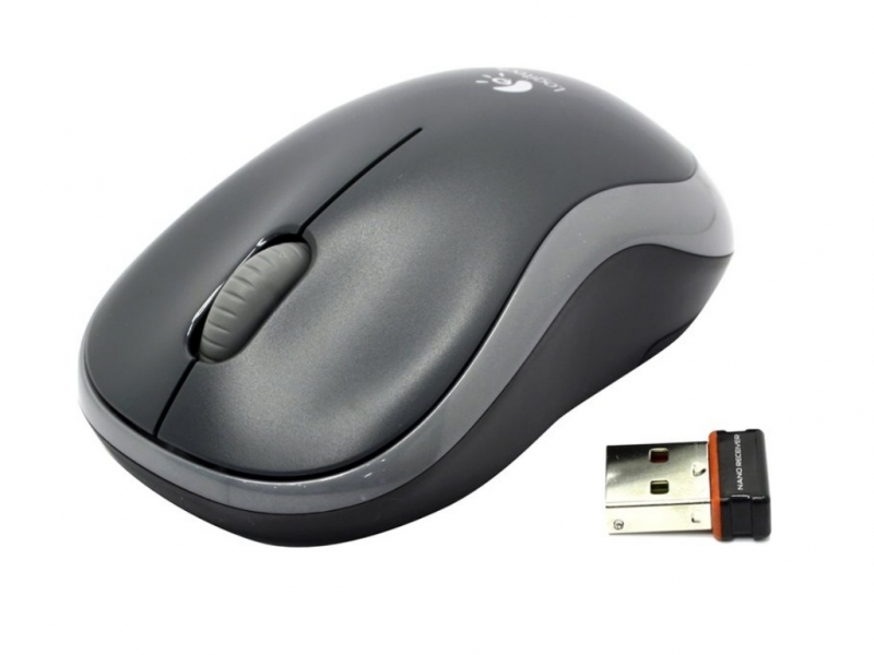 Logitech M185 Grey Cordless Сірий (910-002238)