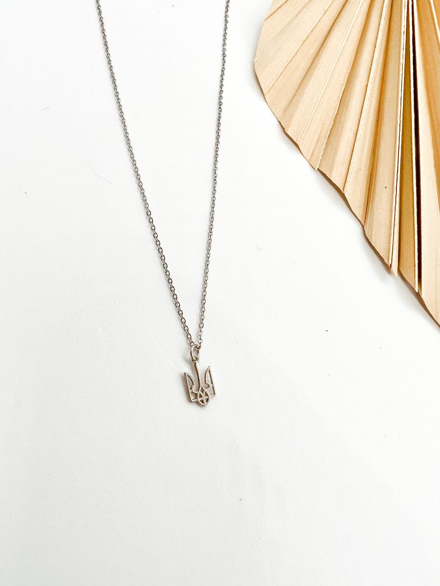 Серебряное колье SilverBreeze без камней (2133711) 500